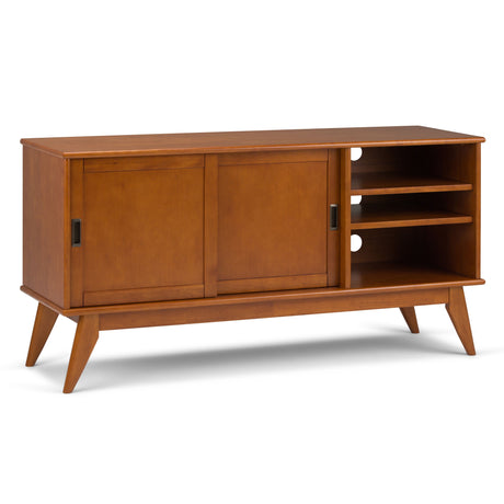 Draper - Handcrafted Mid Century Low TV Media Stand by Couch.com