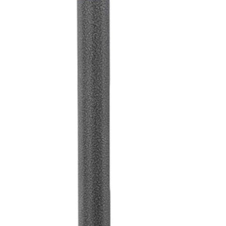 48000 BTU Silver Steel Propane Cylindrical Pole Standing Patio Heater
