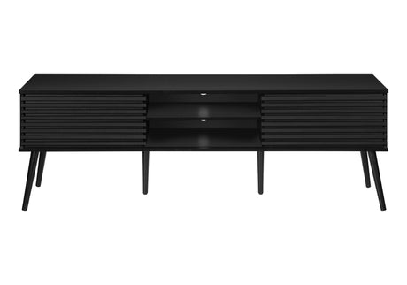 TV Stand, Media Entertainment Center, Storage Cabinet, Console, Storage Shelves, Bedroom, Living Room, Contemporary, Modern - Black by Couch.com