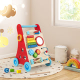 Baby Push Walker with Handle and Wheels for Boys & Girls 3+ Years Old-Muticolor