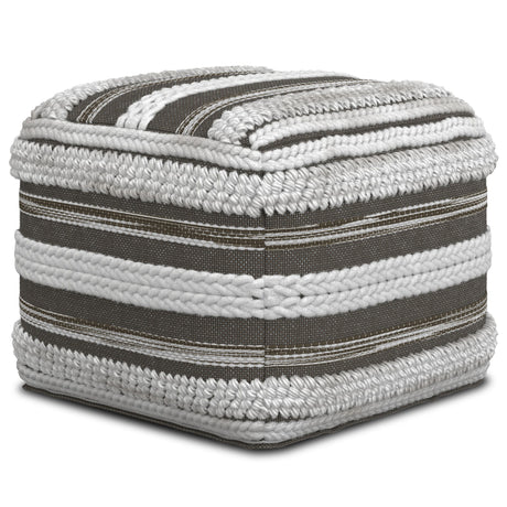 Sommer - Handcrafted Square Pouf by Couch.com