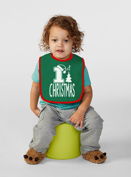 Baby Infant Christmas Holiday Bib