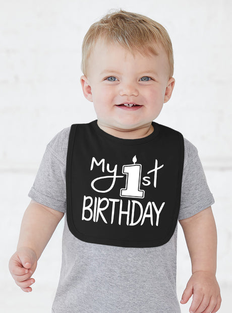 My First Birthday Smash Cake Bib - Aiden's Corner