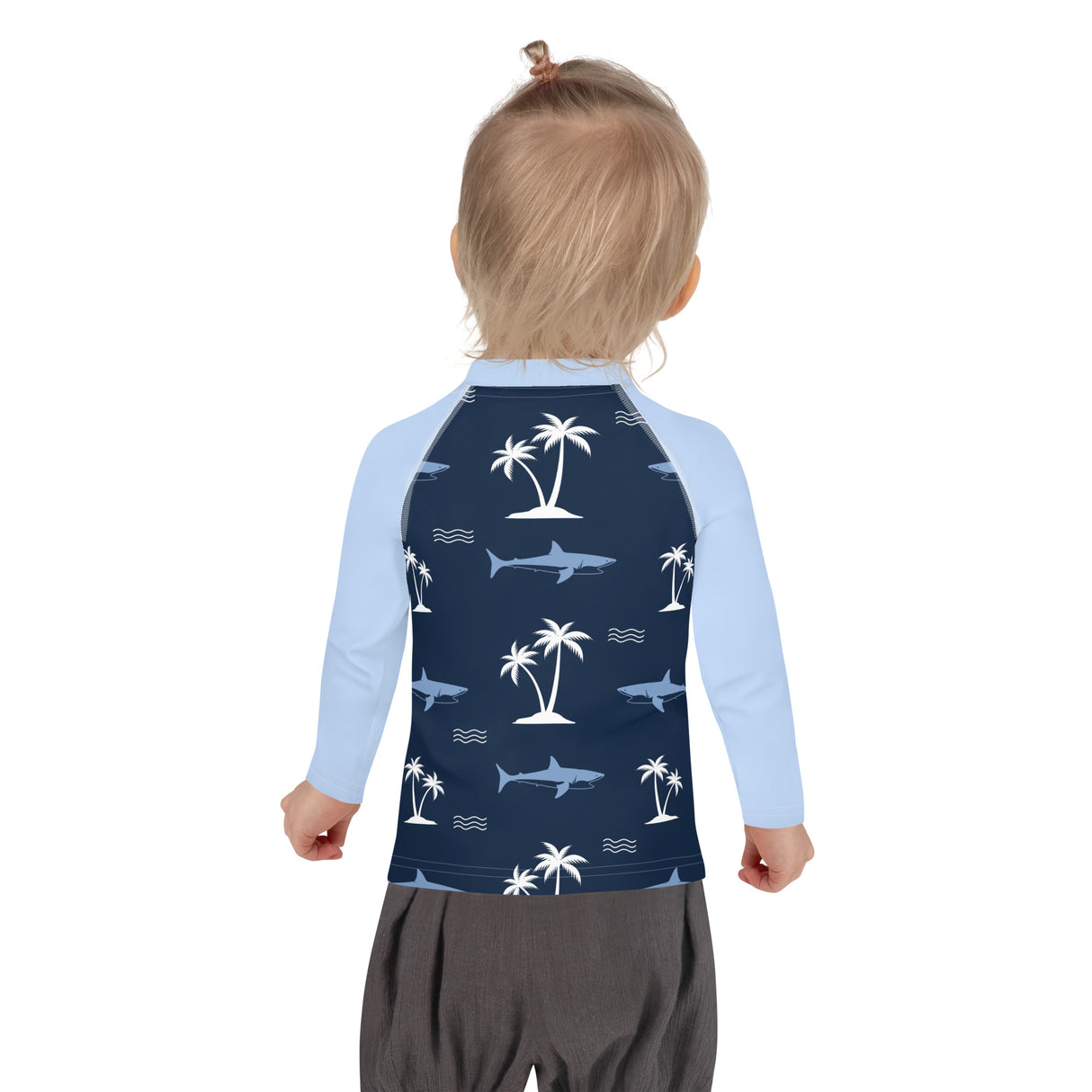 Aiden's Corner Kids Rash Guard Shark 1