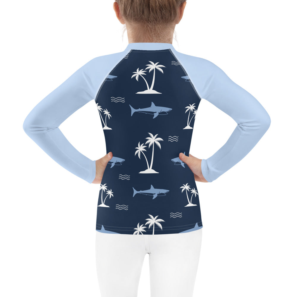 Aiden's Corner Kids Rash Guard Shark 1