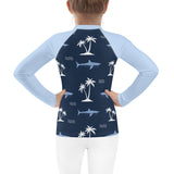Aiden's Corner Kids Rash Guard Shark 1