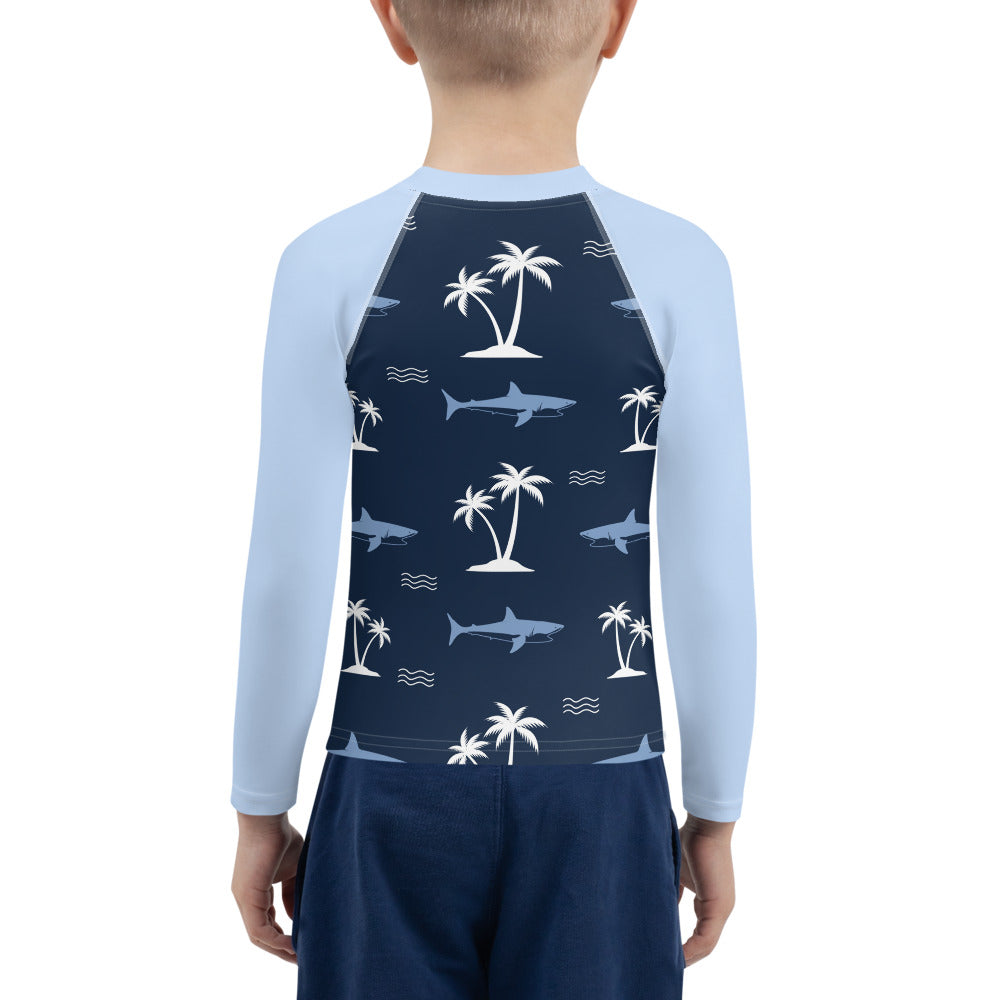 Aiden's Corner Kids Rash Guard Shark 1