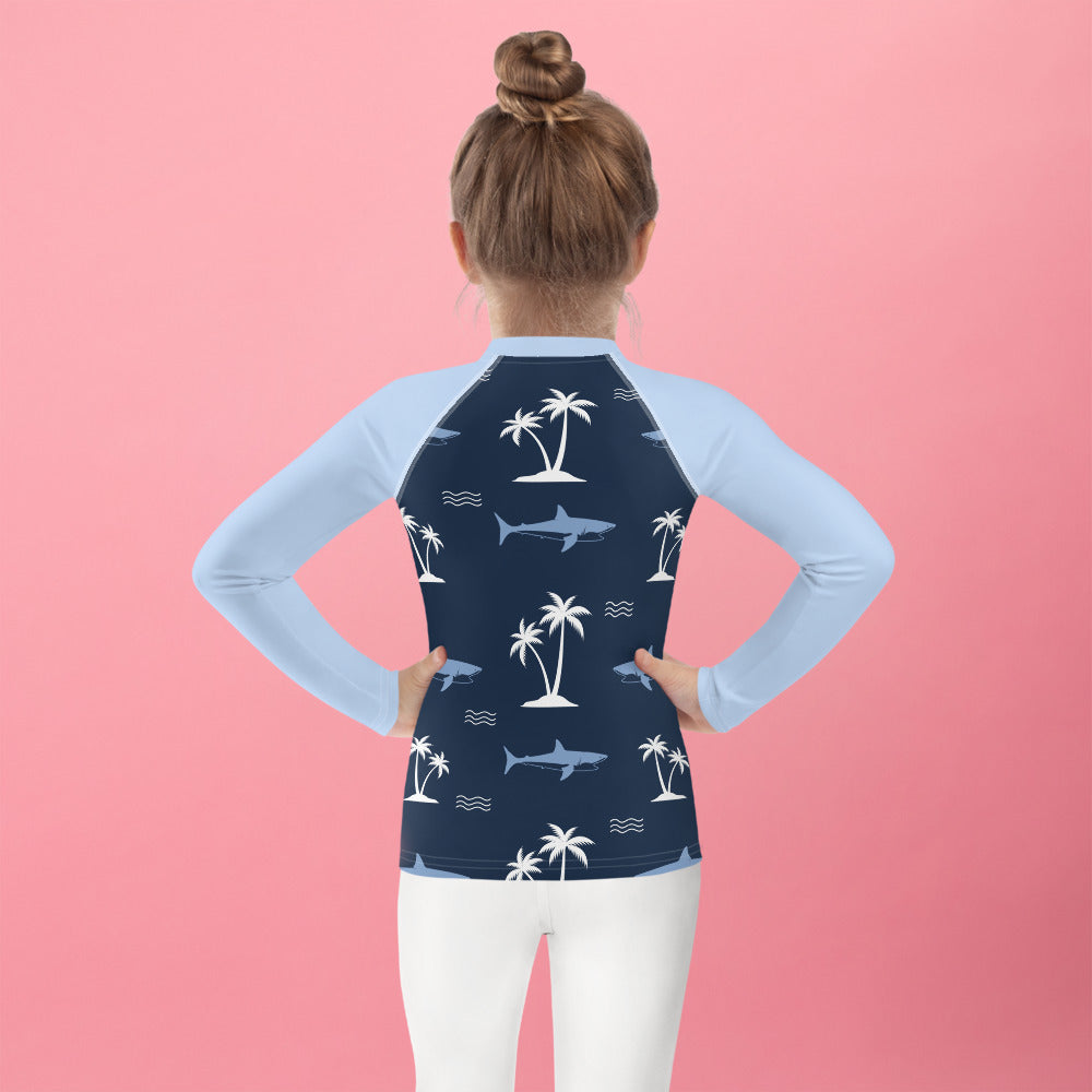 Aiden's Corner Kids Rash Guard Shark 1