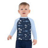 Aiden's Corner Kids Rash Guard Shark 1