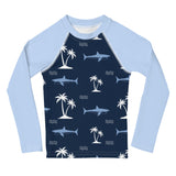 Aiden's Corner Kids Rash Guard Shark 1