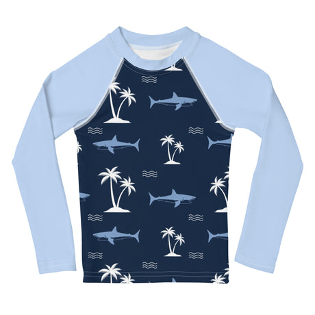 Aiden's Corner Kids Rash Guard Shark 1