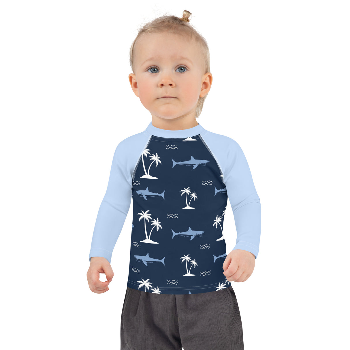 Aiden's Corner Kids Rash Guard Shark 1