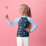Aiden's Corner Kids Rash Guard Shark 1