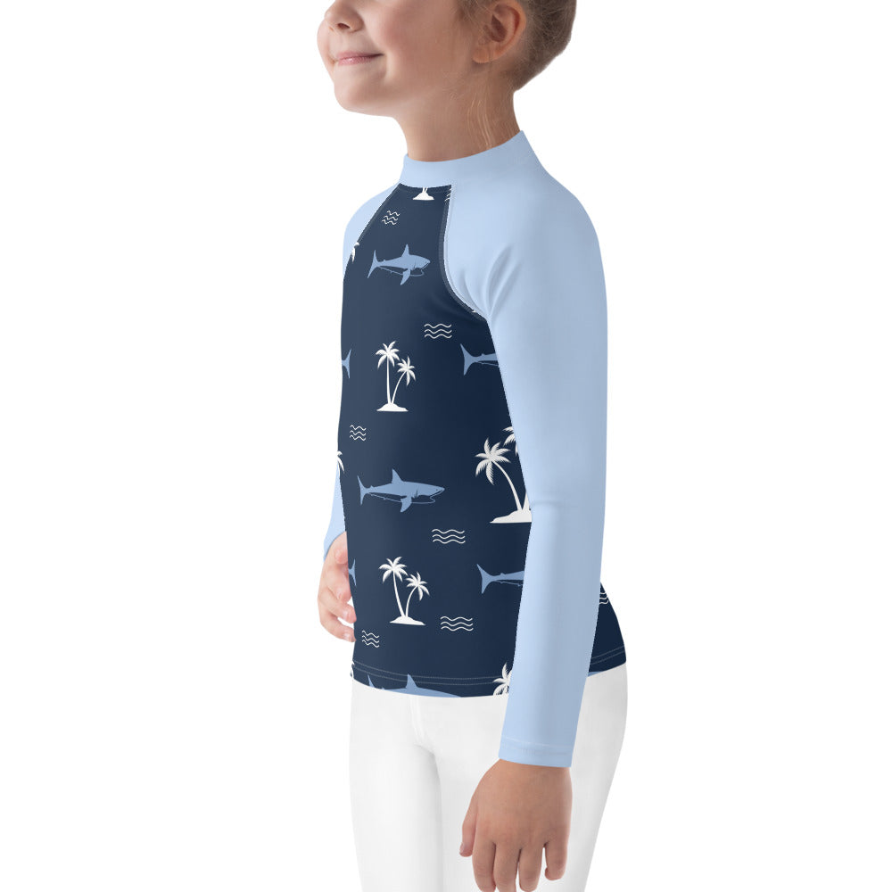 Aiden's Corner Kids Rash Guard Shark 1