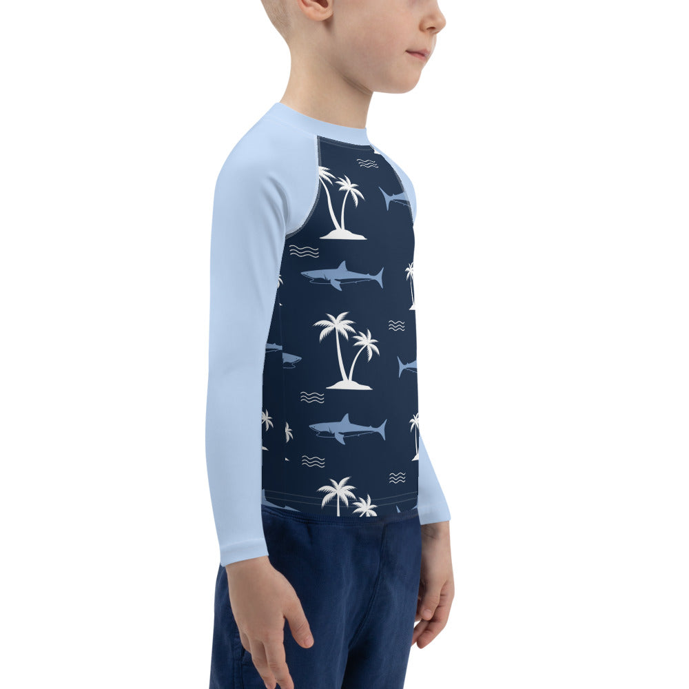 Aiden's Corner Kids Rash Guard Shark 1