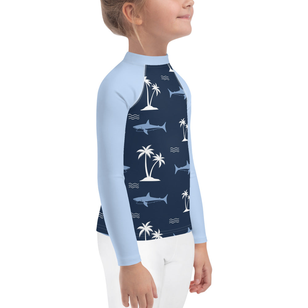 Aiden's Corner Kids Rash Guard Shark 1